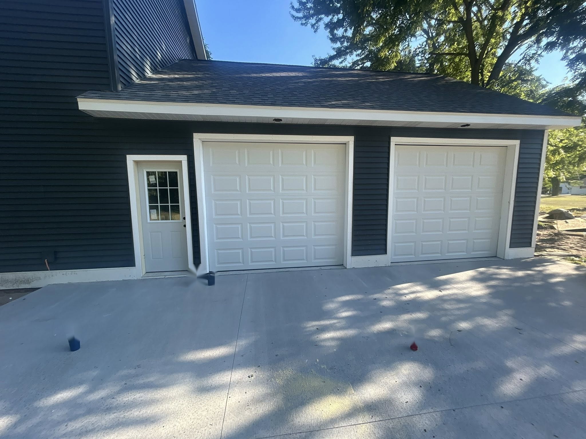 Garage addition completed as part of a whole-home remodel