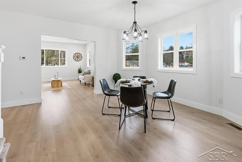 Bright remodeled residential interior