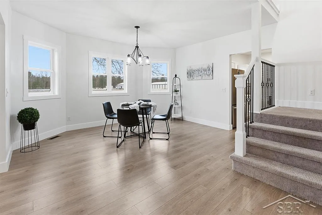 Finished interior from a whole-home remodel