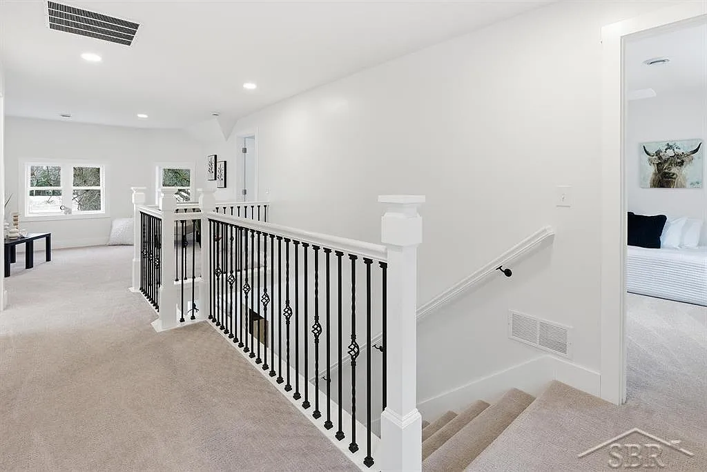 Completed residential remodeling project